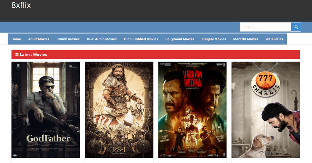 8xflix 2022 – Latest 300MB, 720P Hindi Dubbed Movies Download